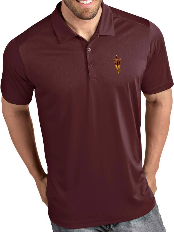 Antigua Men's Arizona State Sun Devils Maroon Tribute Performance Polo product image