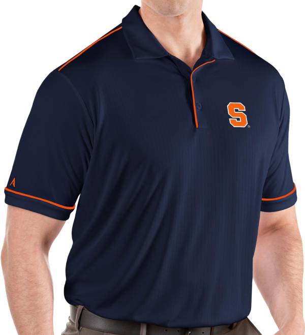 Antigua Men's Syracuse Orange Blue Salute Performance Polo