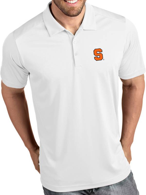 Antigua Men's Syracuse Orange Tribute Performance White Polo product image