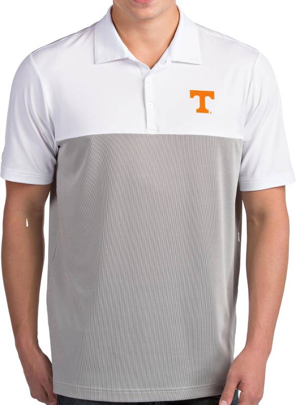 Antigua Men's Tennessee Volunteers Venture White Polo