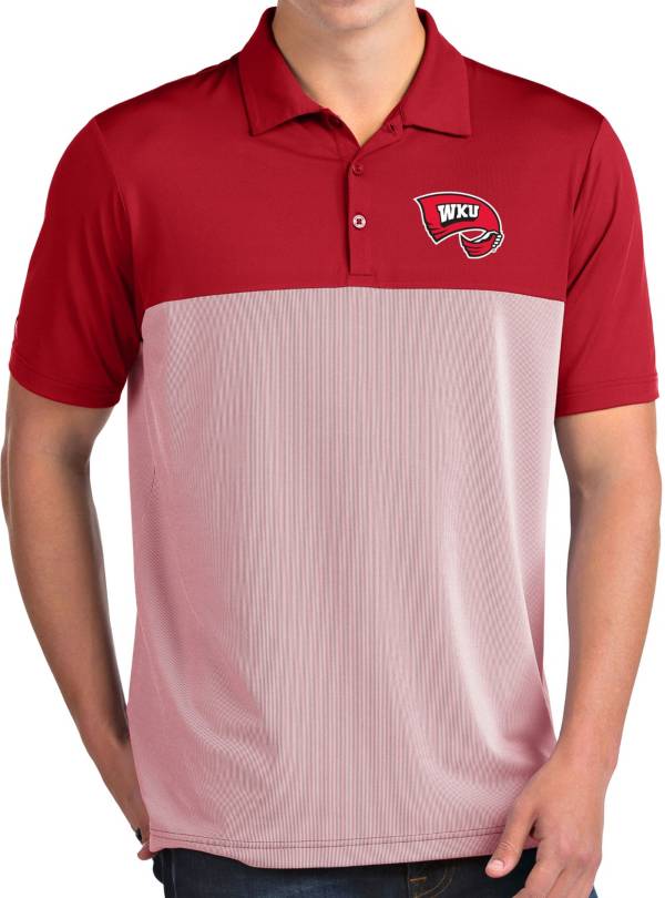 Antigua Men's Western Kentucky Hilltoppers Red Venture Polo