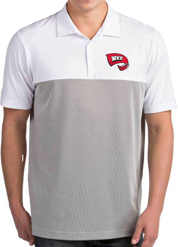 Antigua Men's Western Kentucky Hilltoppers Venture White Polo