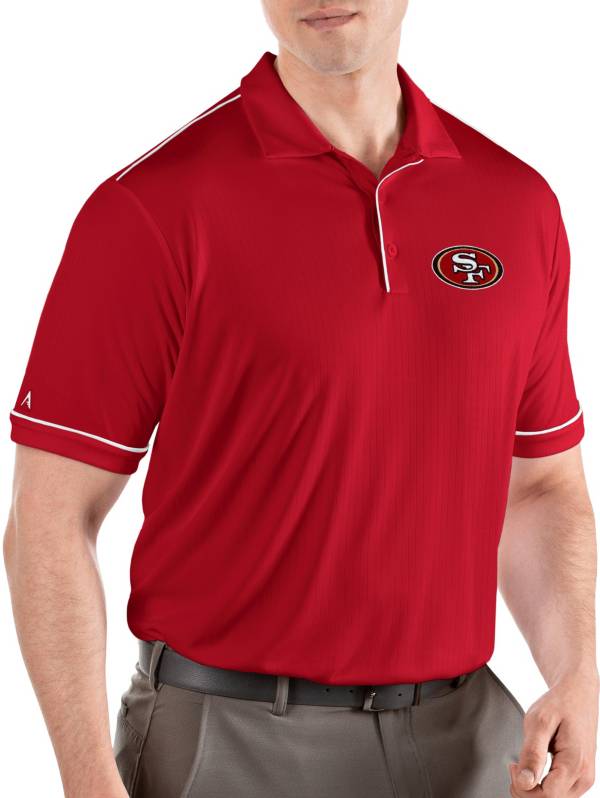 Antigua Men's San Francisco 49ers Salute Red/White Polo