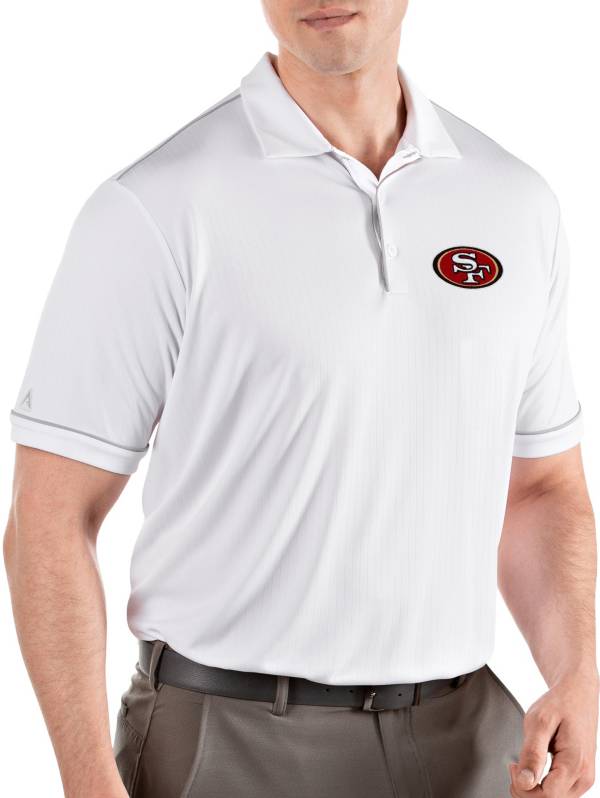 Antigua Men's San Francisco 49ers Salute White Polo