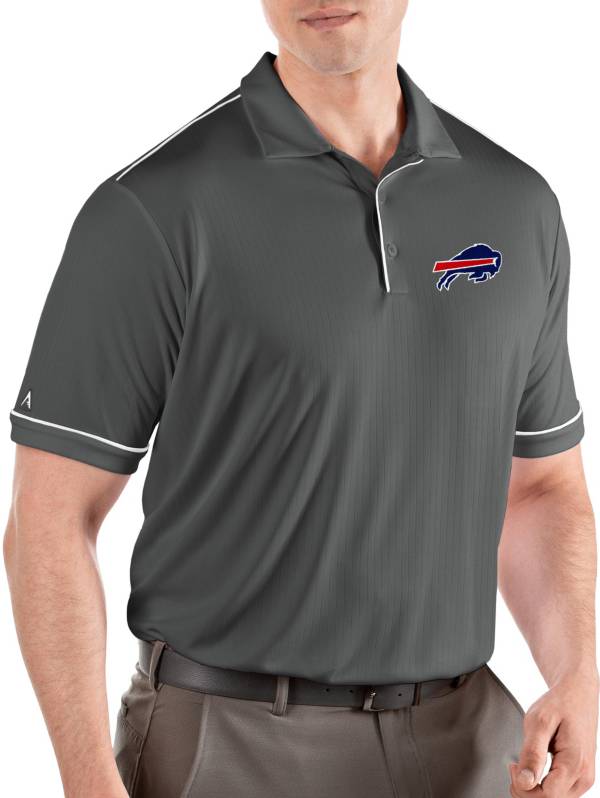 Antigua Men's Buffalo Bills Salute Grey Polo