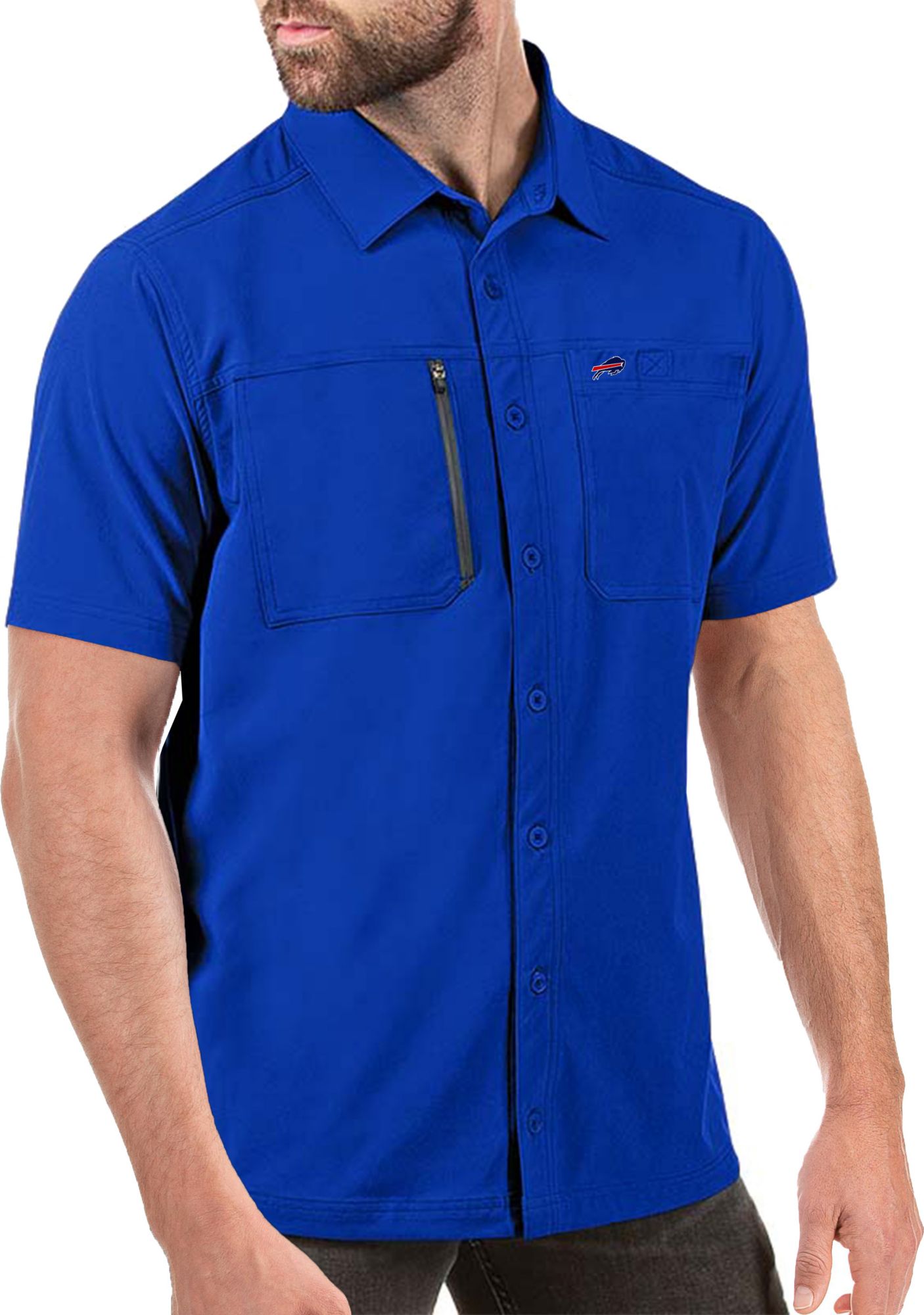 royal blue t shirt with collar