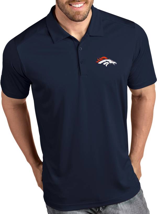 Antigua Men's Denver Broncos Tribute Navy Polo product image
