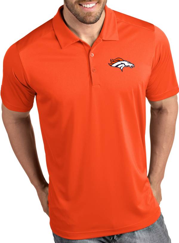 Antigua Women's Denver Broncos Orange Legacy Pique Polo