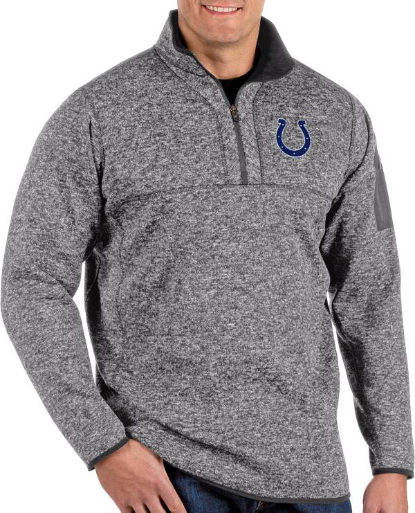 Download Antigua Men's Indianapolis Colts Fortune Grey Quarter-Zip ...