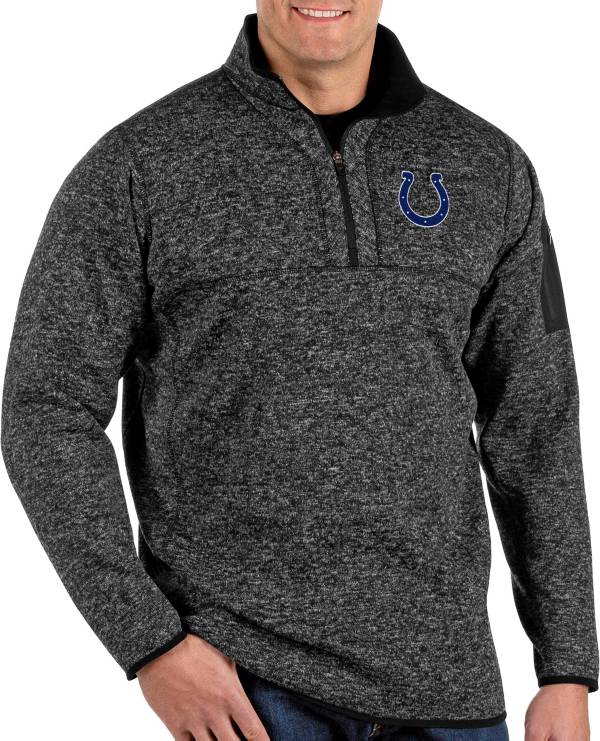 Nike Men's Indianapolis Colts Left Chest Therma-FIT Grey Hoodie