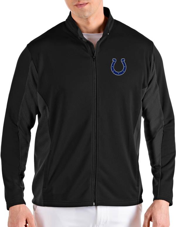 Antigua Men's Indianapolis Colts Passage Black Full-Zip Jacket product image