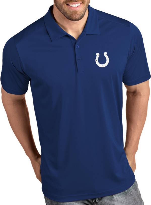Antigua Men's Indianapolis Colts Tribute Royal Polo product image