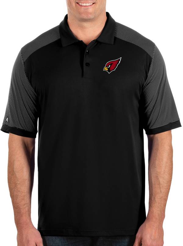 Antigua Men's Arizona Cardinals Engage Black Performance Polo