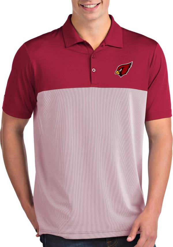 Antigua Men's Arizona Cardinals Venture Red Performance Polo product image