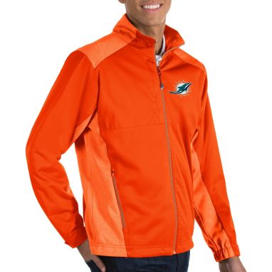 sorry, Antigua Men's Miami Dolphins Revolve Orange Full-Zip Jacket is currently out of stock
