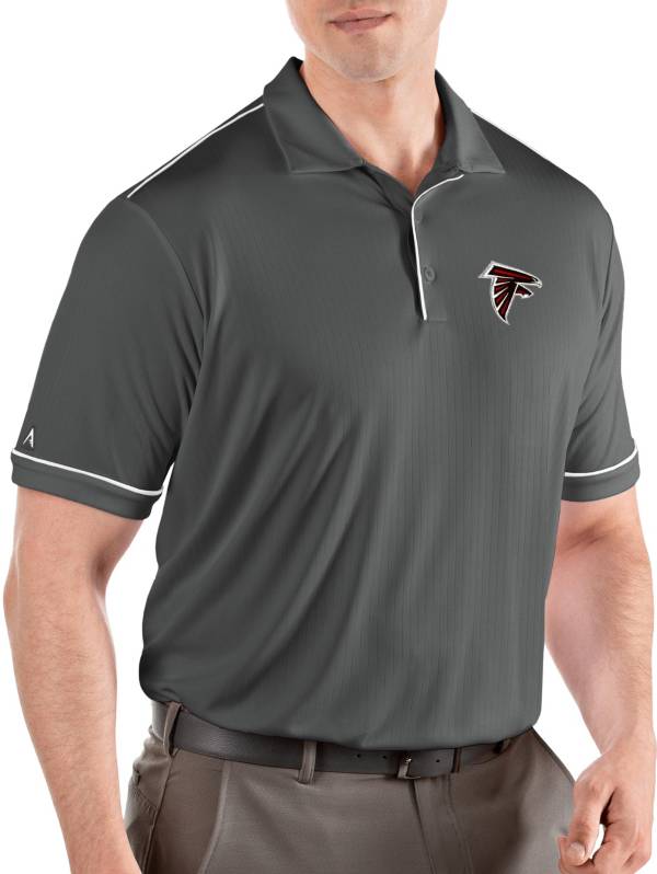 Antigua Men's Atlanta Falcons Salute Grey Polo