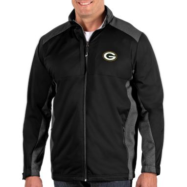 sorry, Antigua Men's Green Bay Packers Revolve Black Full-Zip Jacket is currently out of stock