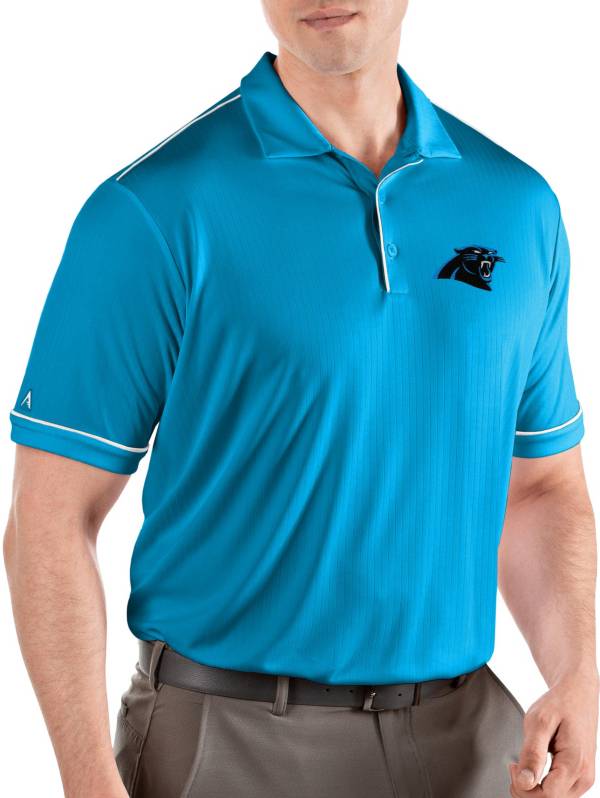 Antigua Men's Carolina Panthers Salute Blue Polo | Dick's Sporting Goods