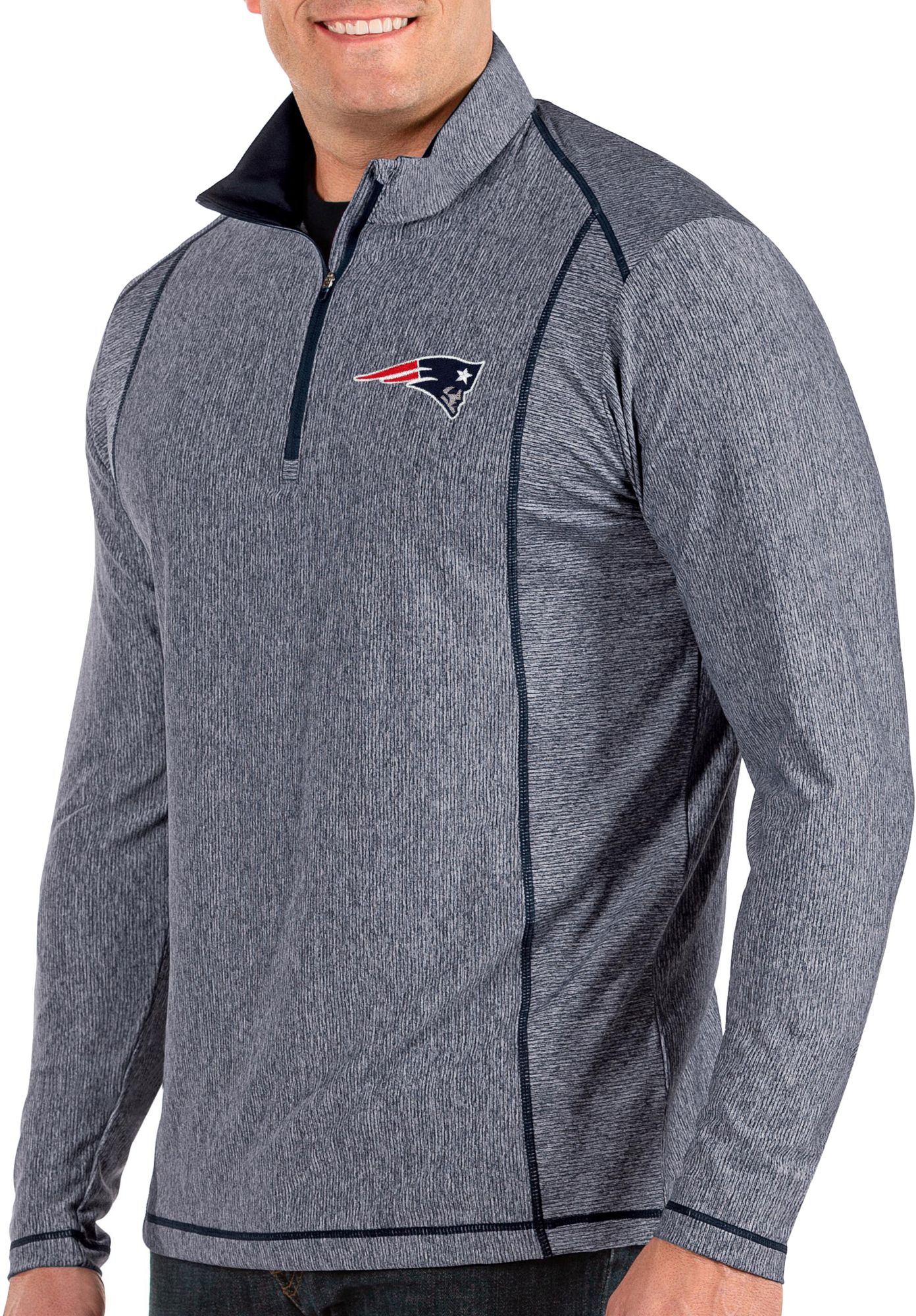 patriots quarter zip sweatshirt