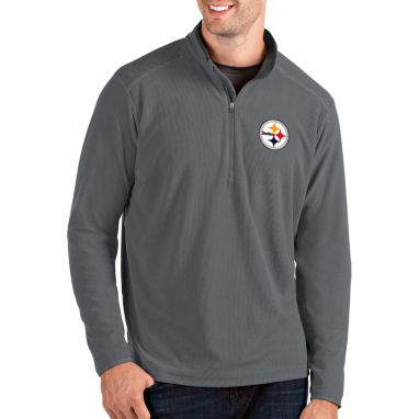 sorry, Antigua Men's Pittsburgh Steelers Glacier Grey Quarter-Zip Pullover is currently out of stock