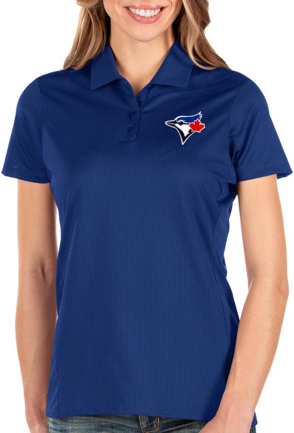 Antigua Women's Toronto Blue Jays Royal Balance Polo