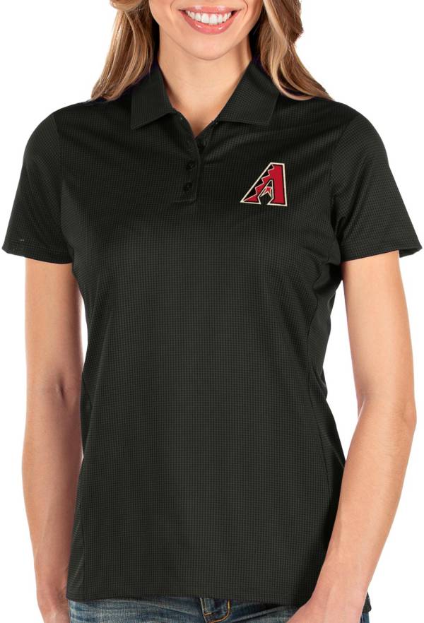 Antigua Women's Arizona Diamondbacks Black Balance Polo