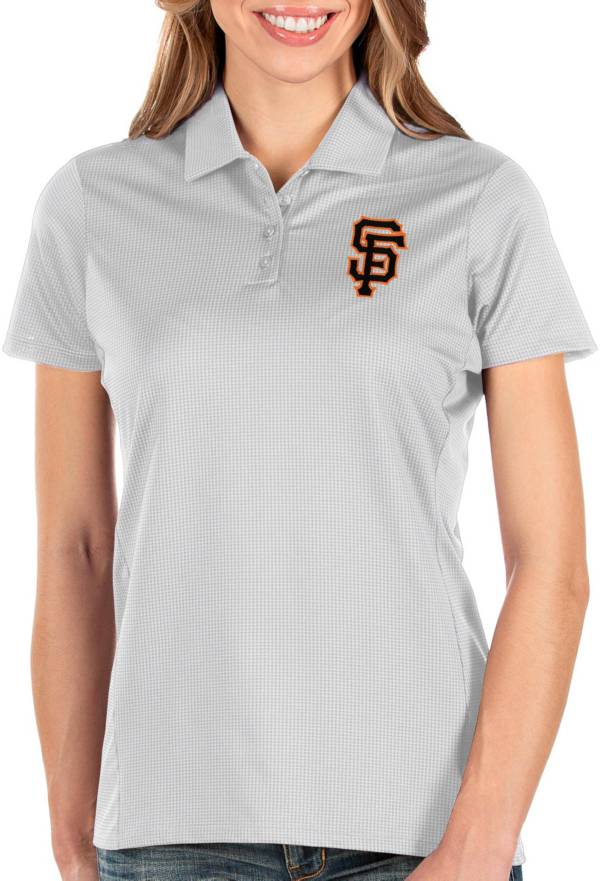 Antigua Women's San Francisco Giants White Balance Polo