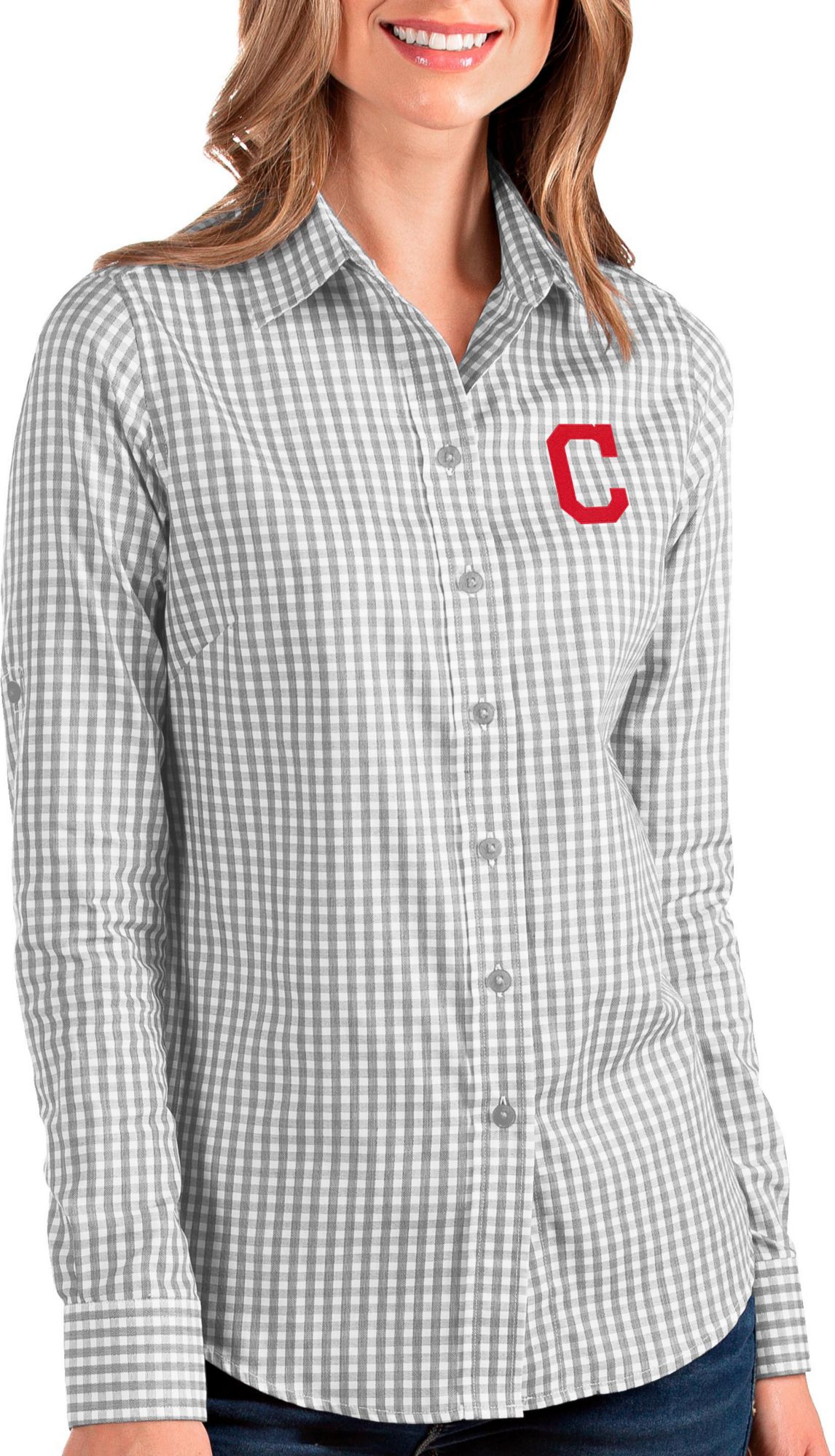 cleveland indians button down shirt