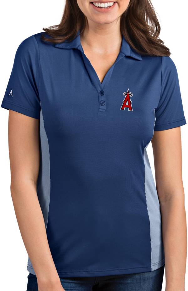 Antigua Women's Los Angeles Angels Venture Navy Performance Polo