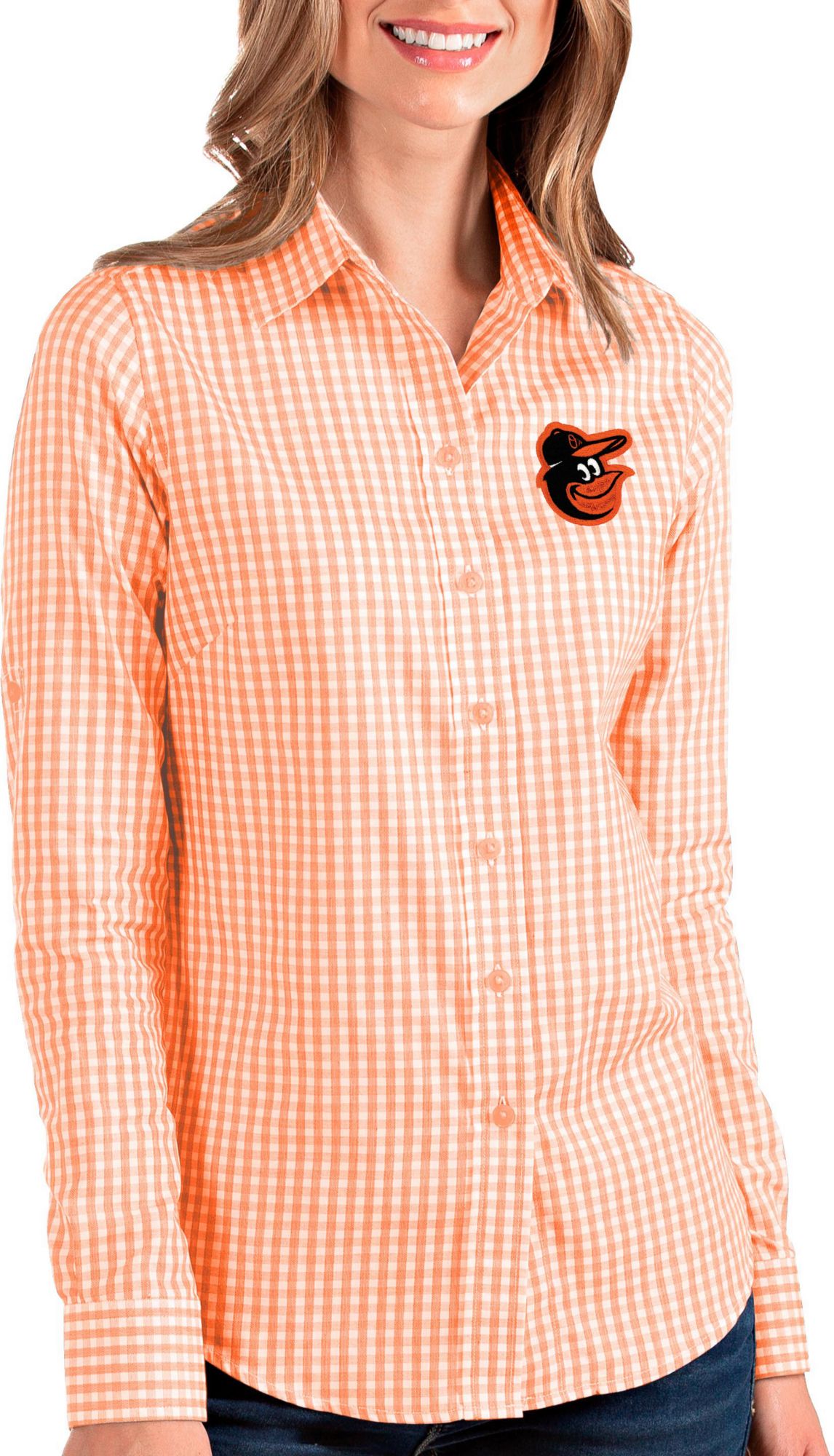 orioles button down shirt