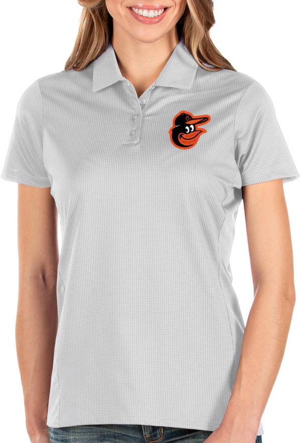 Antigua Women's Baltimore Orioles White Balance Polo