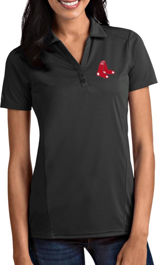 Antigua Women's Boston Red Sox Tribute Grey Performance Polo product image