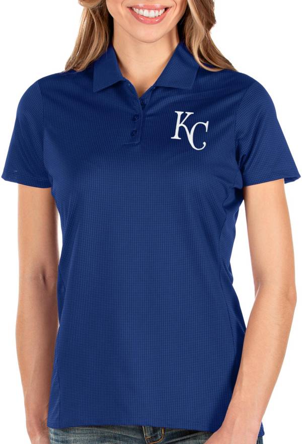 Antigua Women's Kansas City Royals Royal Balance Polo