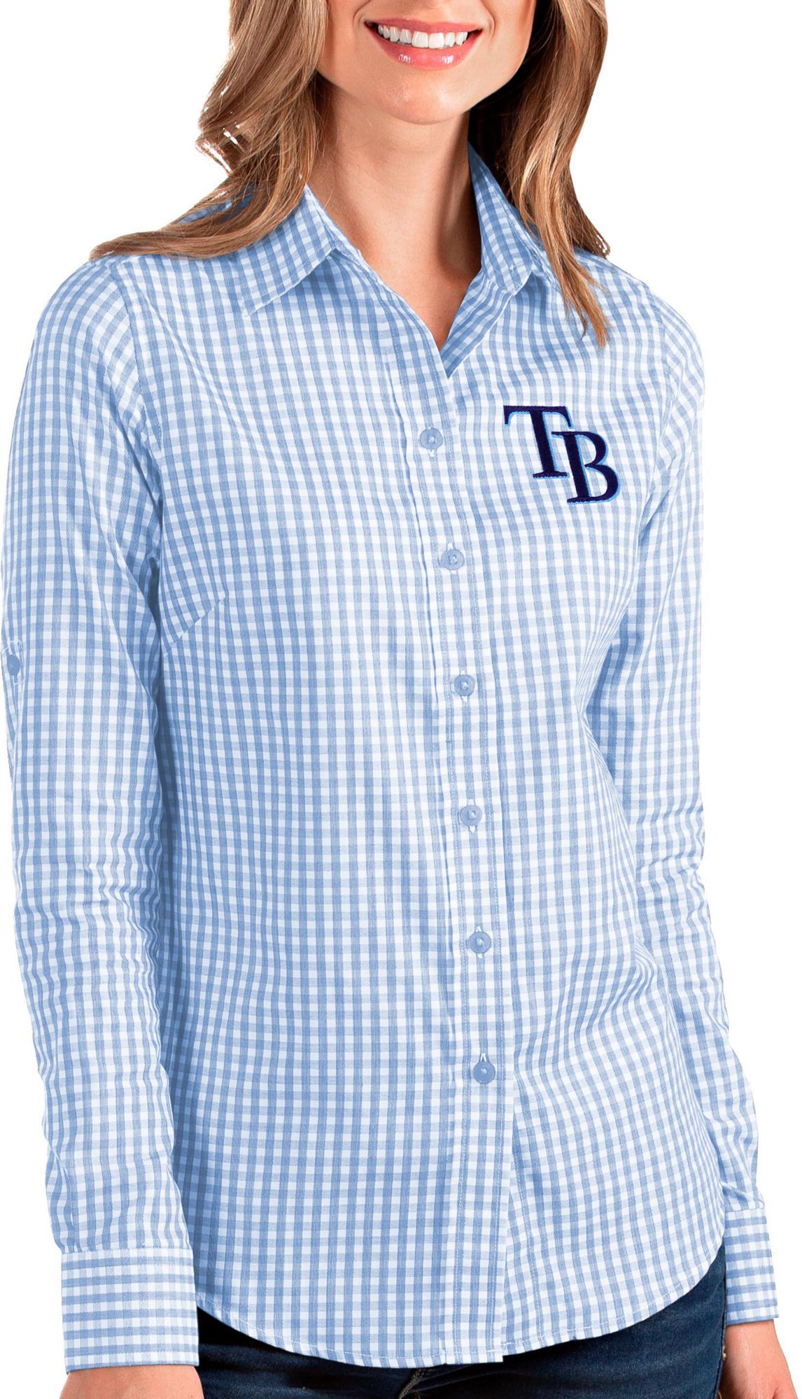 Button-Up Blue Long Sleeve Shirt 
