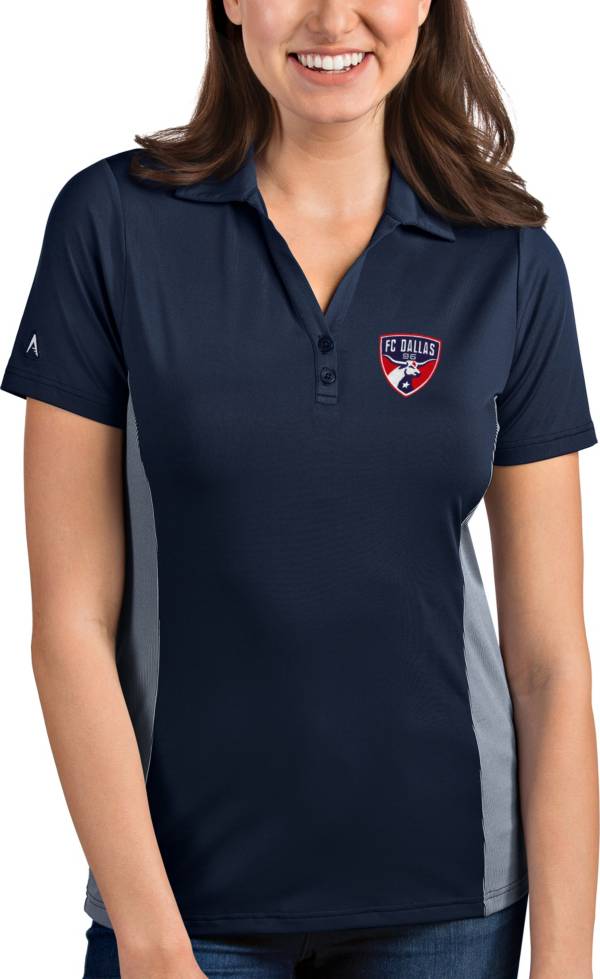 Antigua Women's FC Dallas Venture Navy Polo