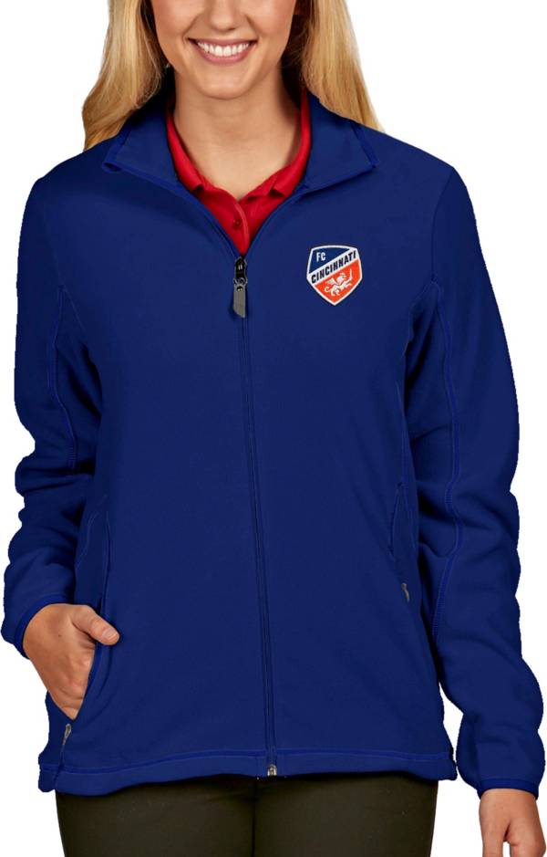 Antigua Women's FC Cincinnati Ice Royal Full-Zip Jacket