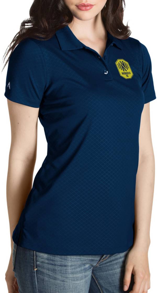 Antigua Women's Nashville SC Inspire Navy Polo