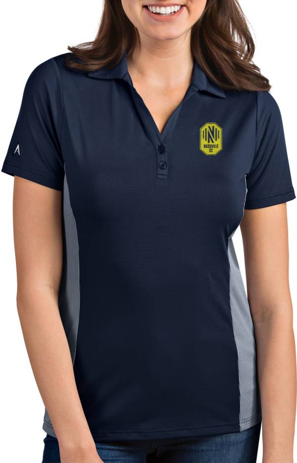 Antigua Women's Nashville SC Venture Navy Polo