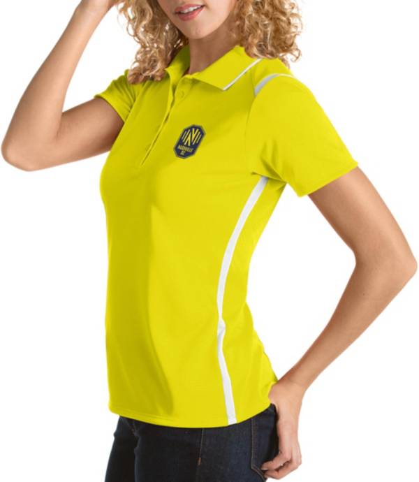 Antigua Women's Nashville SC Merit Yellow Polo