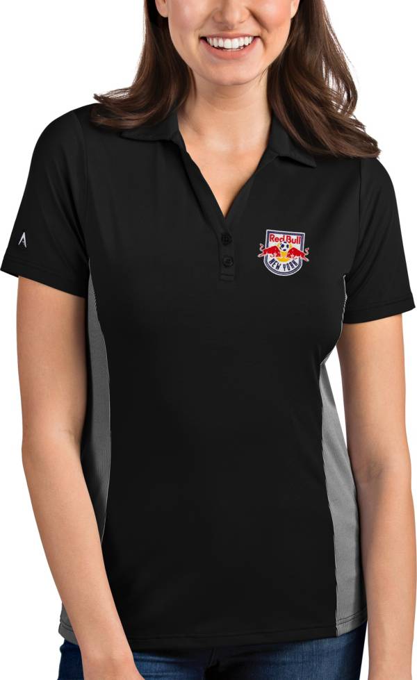 Antigua Women's New York Red Bulls Venture Black Polo