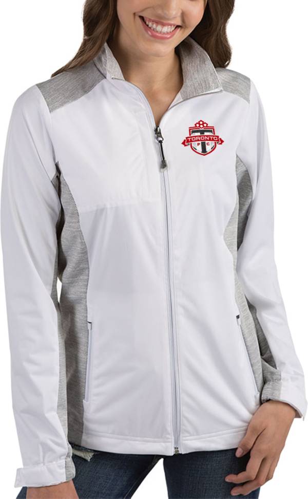 Antigua Women's Toronto FC Revolve White Full-Zip Jacket product image
