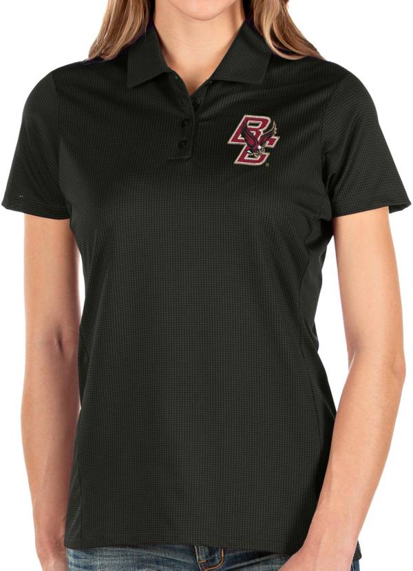 Antigua Women's Boston College Eagles Balance Black Polo