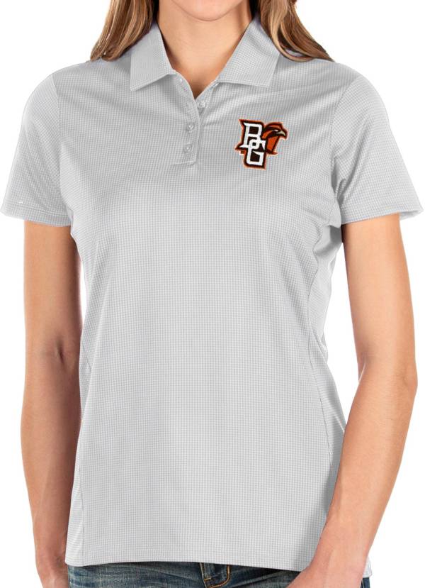 Antigua Women's Bowling Green Falcons Balance White Polo