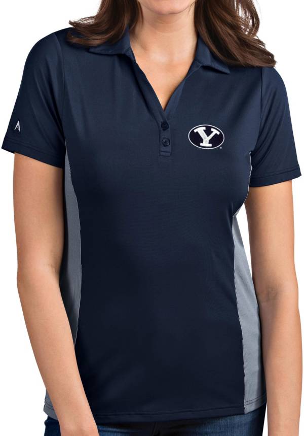 Antigua Women's BYU Cougars Blue Venture Polo