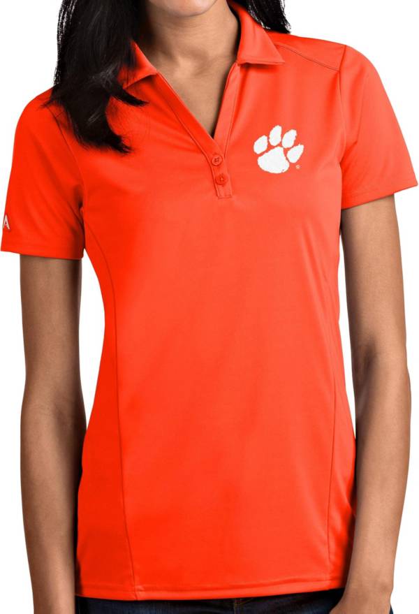 Antigua Women's Clemson Tigers Orange Tribute Performance Polo product image