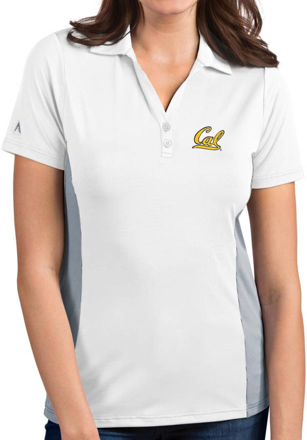 Antigua Women's Cal Golden Bears Venture White Polo