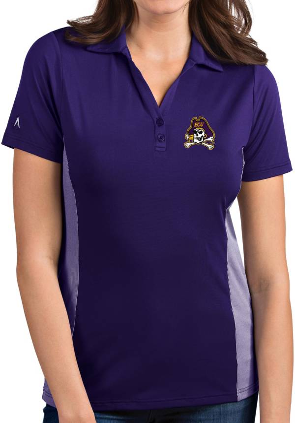 Antigua Women's East Carolina Pirates Purple Venture Polo product image
