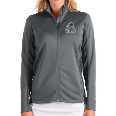 sorry, Antigua Women's Delaware Fightin' Blue Hens Grey Passage Full-Zip Jacket is currently out of stock