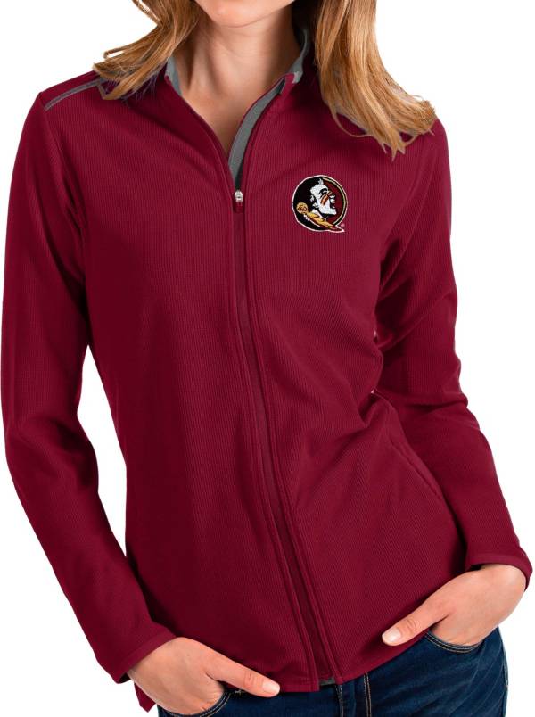 Antigua Women's Florida State Seminoles Garnet Glacier Full-Zip Jacket