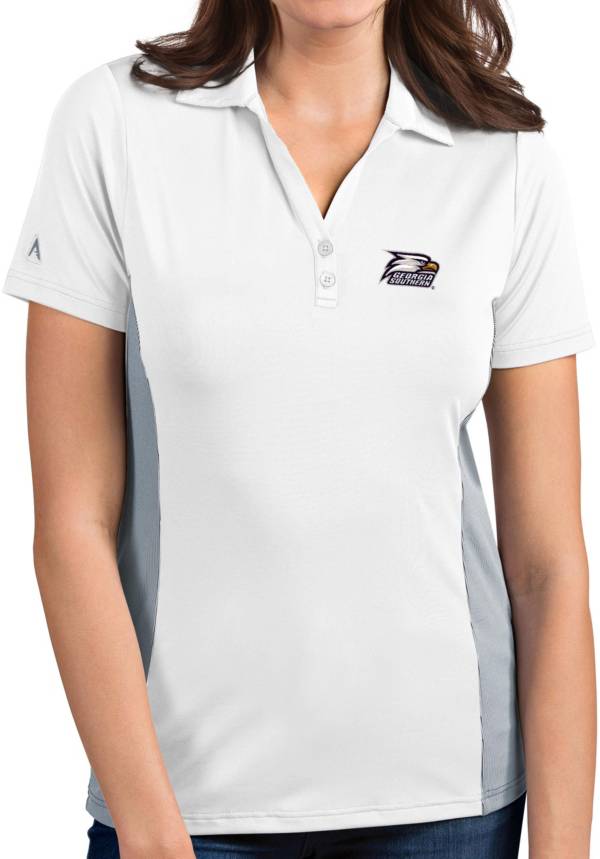 Antigua Women's Georgia Southern Eagles Venture White Polo